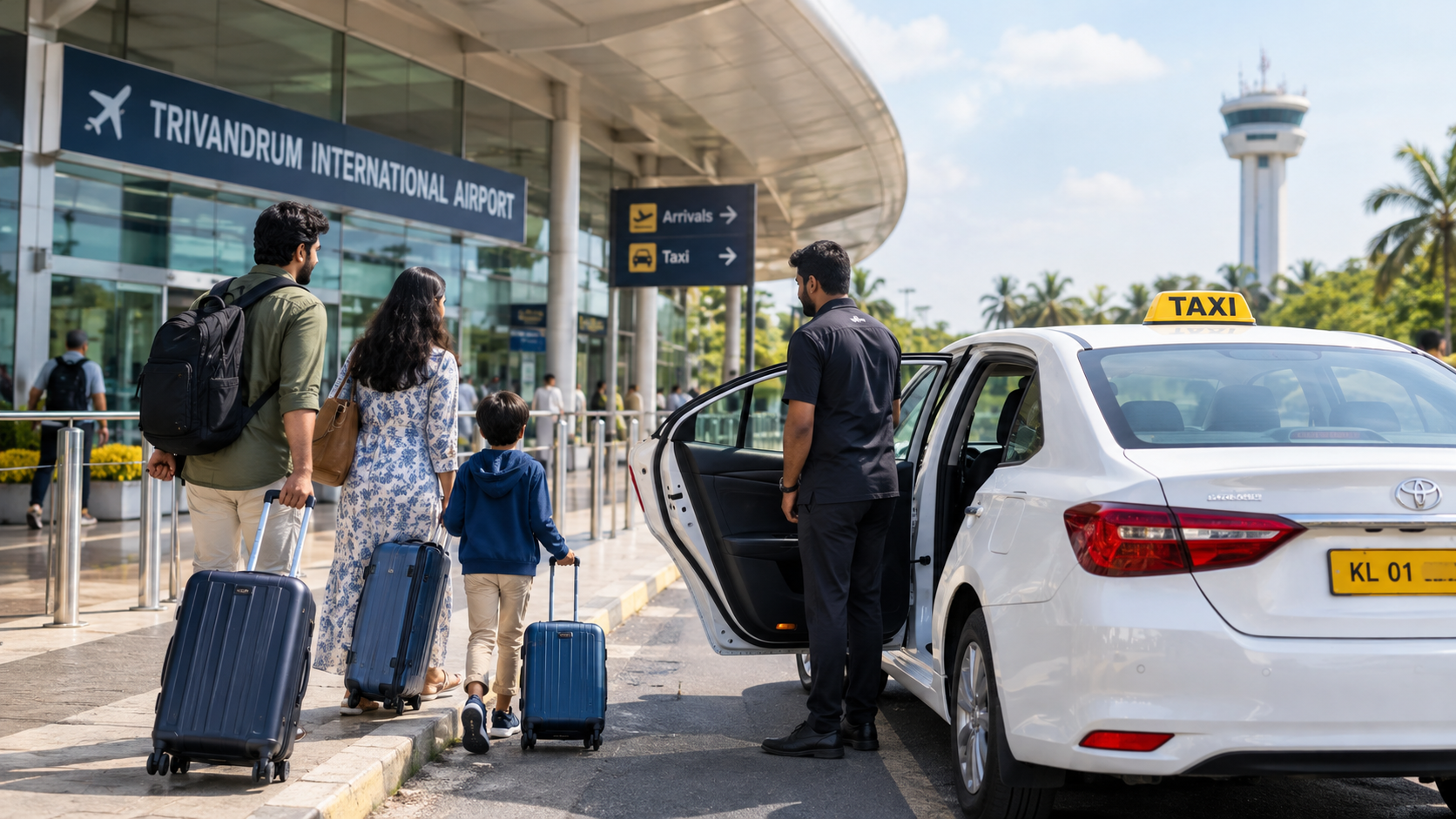 How to Choose the Right Taxi Service in Trivandrum for Family Trips and Airport Transfers - Kerala travel blog by Go Route 7